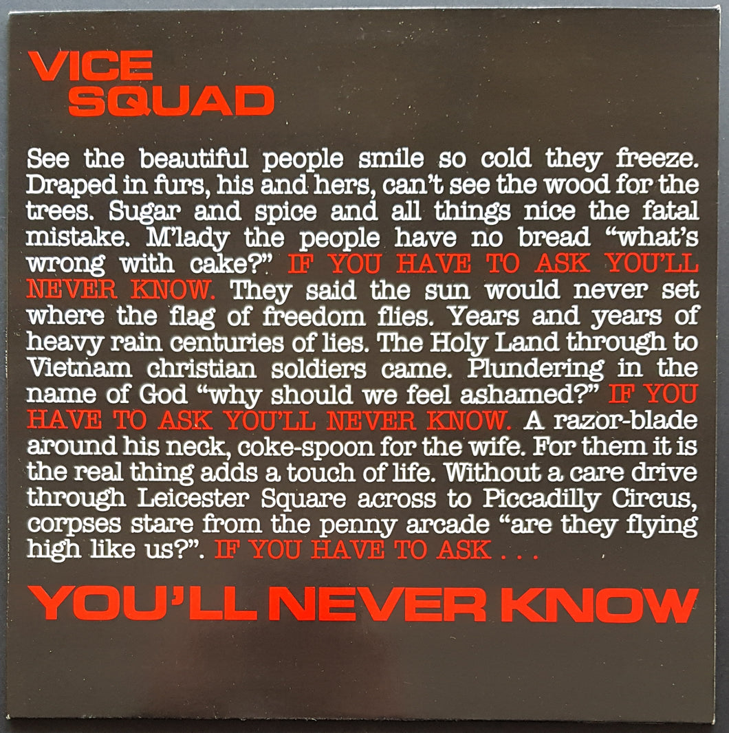 Vice Squad - You'll Never Know