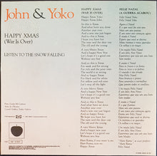 Load image into Gallery viewer, Beatles (John Lennon)- John &amp; Yoko - Happy Xmas (War Is Over)