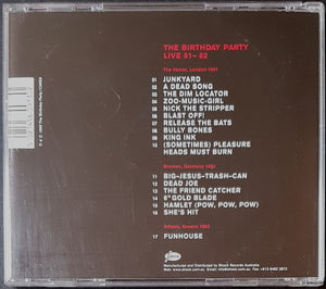 Birthday Party - Live 81-82