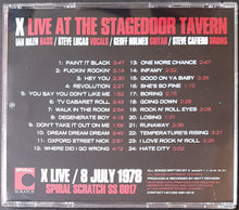 Load image into Gallery viewer, X - Live At The Stagedoor Tavern/ Sydney / 8 July 1978