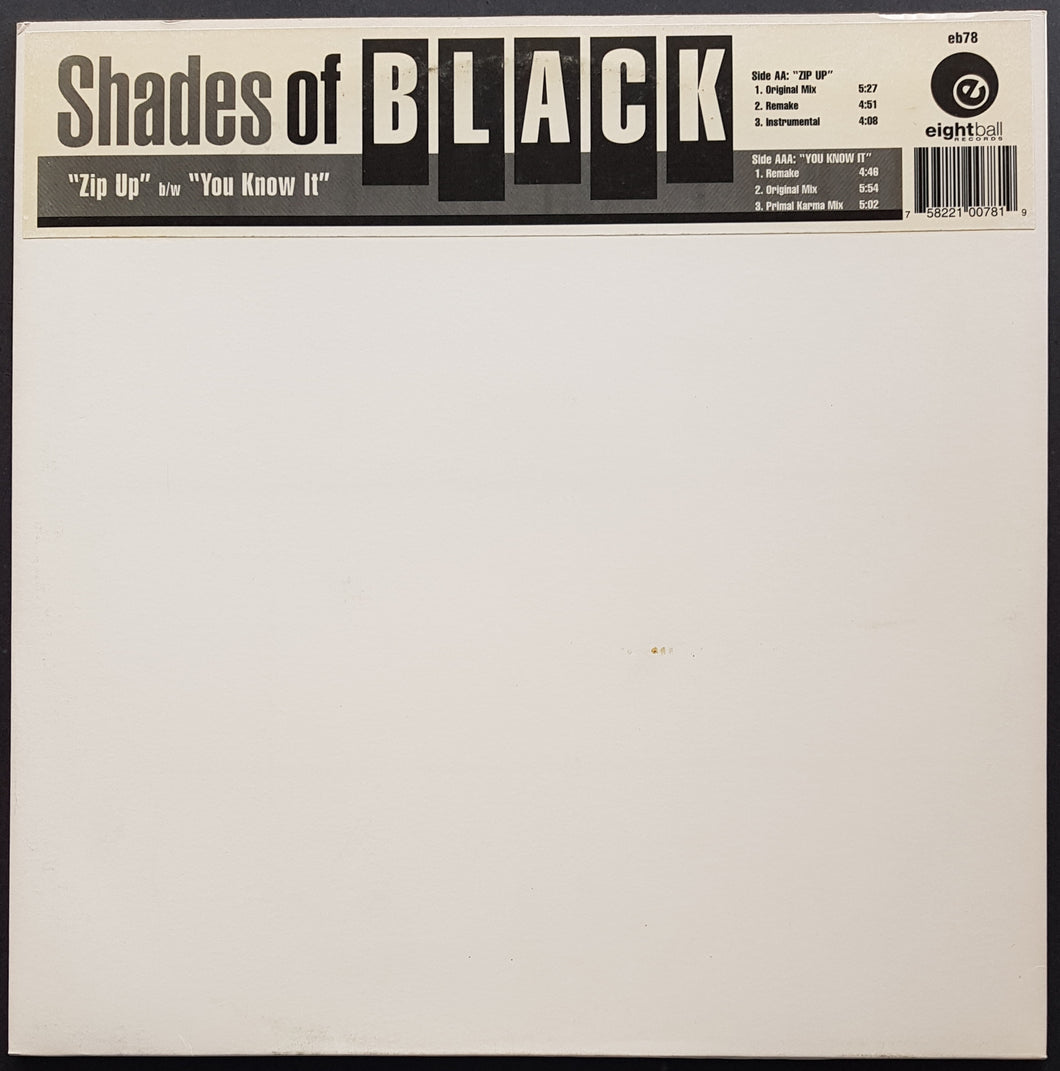 Shades Of Black - Zip Up