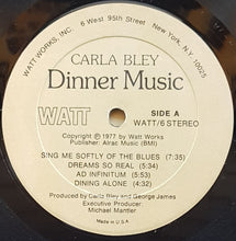 Load image into Gallery viewer, Carla Bley - Dinner Music