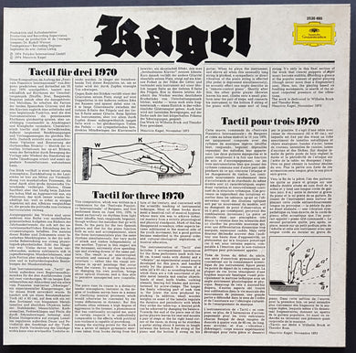 Mauricio Kagel - Tactil / Unter Strom