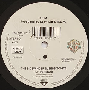 R.E.M - The Sidewinder Sleeps Tonite