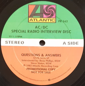 AC/DC - Special Radio Interview Disc