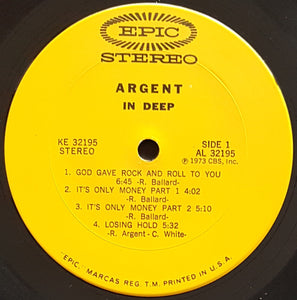Argent - In Deep