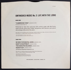 Beatles (John Lennon) - Unfinished Music No.2: Life With The Lions