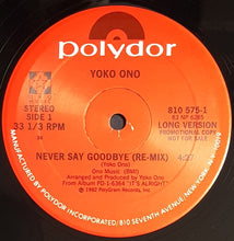 Load image into Gallery viewer, Beatles (Yoko Ono) - Never Say Goodbye (Re-mix)