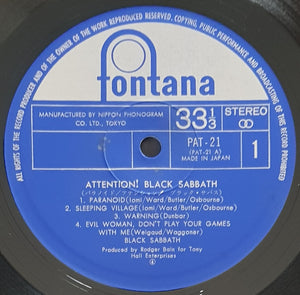 Black Sabbath - Attention!