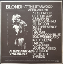 Load image into Gallery viewer, Blondie - At The Starwood L.A. April 28, 1978