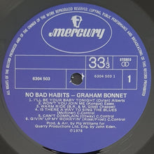Load image into Gallery viewer, Graham Bonnet - No Bad Habits