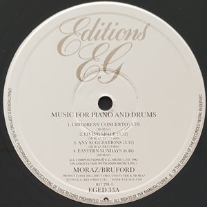 Bill Bruford - Music For Piano And Drums