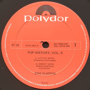 Clapton, Eric - Pop History Vol.9