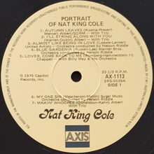 Load image into Gallery viewer, Cole, Nat King - Portrait Of Nat King Cole