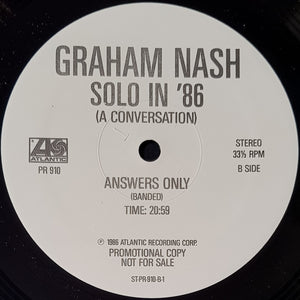 Crosby, Stills, Nash & Young (Graham Nash) - Solo in '86 (A Conversation)