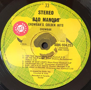 Crowbar - Bad Manors Crowbar's Golden Hits