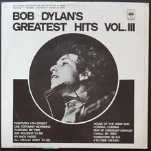 Load image into Gallery viewer, Bob Dylan - Bob Dylan&#39;s Greatest Hits Vol.III