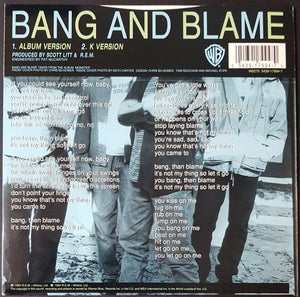 R.E.M - Bang And Blame