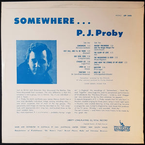 P.J. Proby - Somewhere