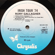 Load image into Gallery viewer, Rory Gallagher - Irish Tour &#39;74