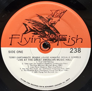 Terry Garthwaite - Live At The Great American Music Hall
