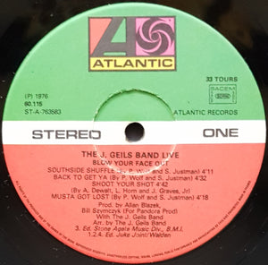 J. Geils Band - Blow Your Face Out