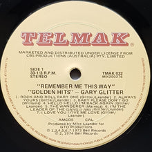 Load image into Gallery viewer, Gary Glitter - Remember Me This Way