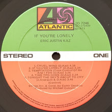Load image into Gallery viewer, Eric Justin Kaz - If You&#39;re Lonely