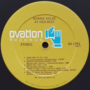 Bonnie Koloc - At Her Best