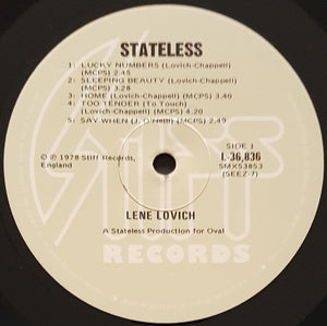 Lene Lovich - Stateless