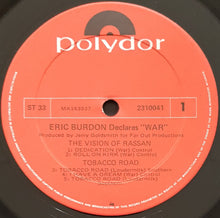 Load image into Gallery viewer, Eric Burdon &amp; War- Eric Burdon Declares &quot;WAR&quot;