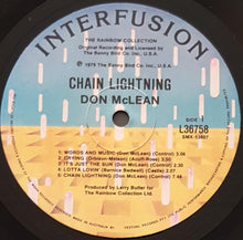 Load image into Gallery viewer, Don McLean - Chain Lightning