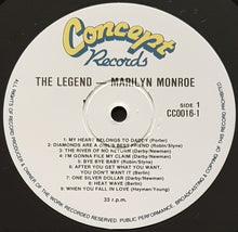 Load image into Gallery viewer, Marilyn Monroe - The Legend