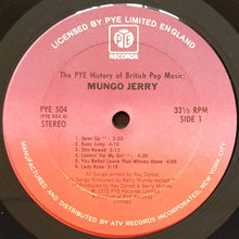 Load image into Gallery viewer, Mungo Jerry - The Pye History Of British Pop Music-Mungo Jerry