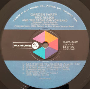 Nelson, Rick - Garden Party