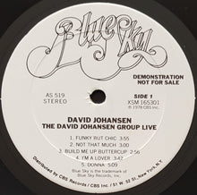 Load image into Gallery viewer, New York Dolls (David Johansen) - The David Johansen Group Live