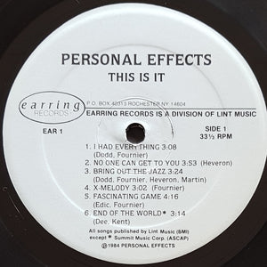 Personal Effects - This Is It