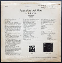 Load image into Gallery viewer, Peter, Paul &amp; Mary - In The Wind