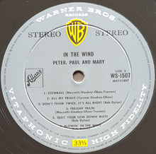 Load image into Gallery viewer, Peter, Paul &amp; Mary - In The Wind