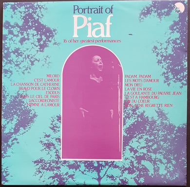 Piaf, Edith - Portrait Of Piaf: 16 Of Her Greatest Performances