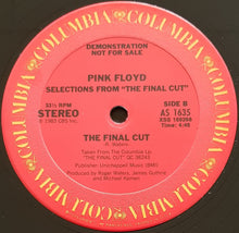Load image into Gallery viewer, Pink Floyd - Selections From The Final Cut