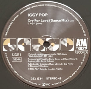 Iggy Pop - Cry For Love - Dance Mix