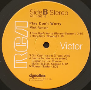 Mick Ronson - Play Don't Worry