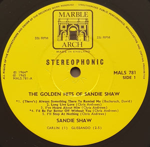 Sandie Shaw - The Golden Hits Of Sandie Shaw