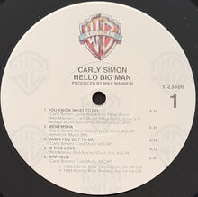 Load image into Gallery viewer, Carly Simon - Hello Big Man