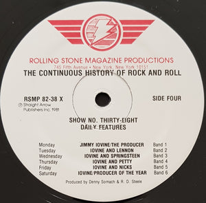 Bruce Springsteen - The Continuous History Of Rock And Roll