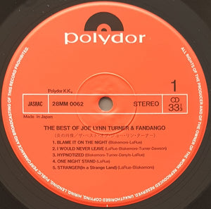 Joe Lynn Turner & Fandango - The Best Of Joe Lynn Turner And Fandango