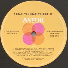 Load image into Gallery viewer, Vaughan, Sarah - Ronnie Scott&#39;s Presents Sarah Vaughan Live Vol.2