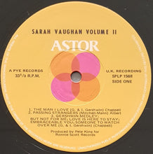 Load image into Gallery viewer, Vaughan, Sarah - Ronnie Scott&#39;s Presents Sarah Vaughan Live Vol.2