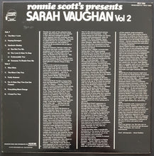 Load image into Gallery viewer, Vaughan, Sarah - Ronnie Scott&#39;s Presents Sarah Vaughan Live Vol.2